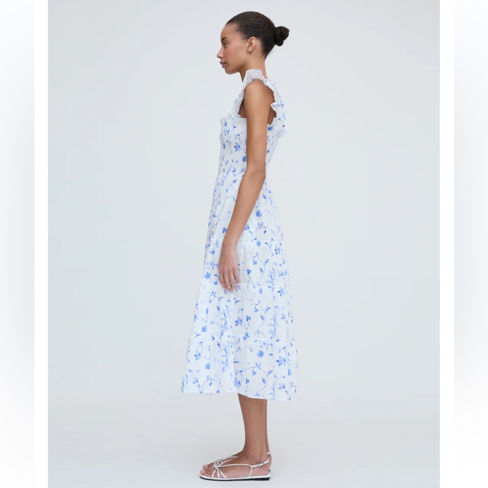 Hill House Ellie Nap Dress in Blue Botanical by Hill House Home Size Large - Picture 5 of 14